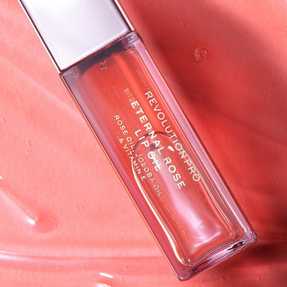 An image of Revolution Pro Eternal Rose Lip Oil in shade Rosy 